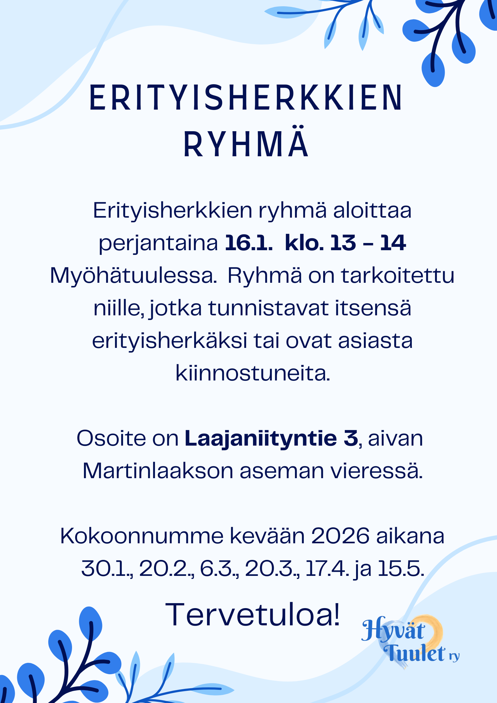 Erityisherkkien ryhmä